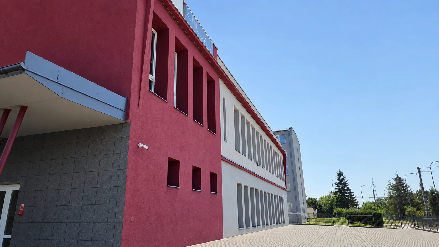 Przednia część parkingu przy MPark